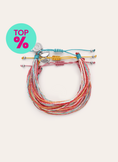 Set 3 Rainbow Spark Armbänder aus Stahl