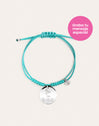 Dream Chic Emerald Personalisiertes Armband Silber.