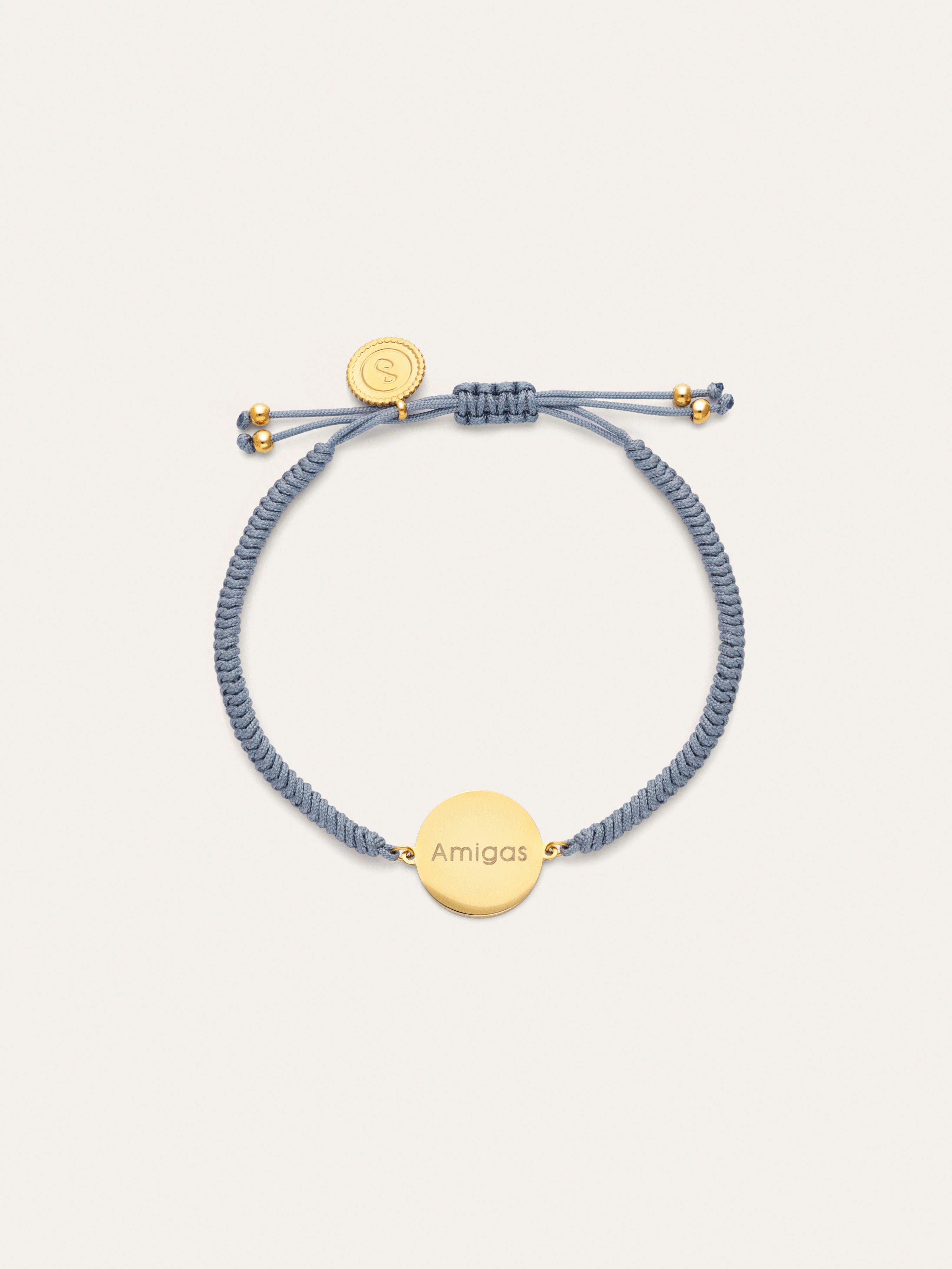 Pulsera personalizada Moon Marea Acero Baño Oro