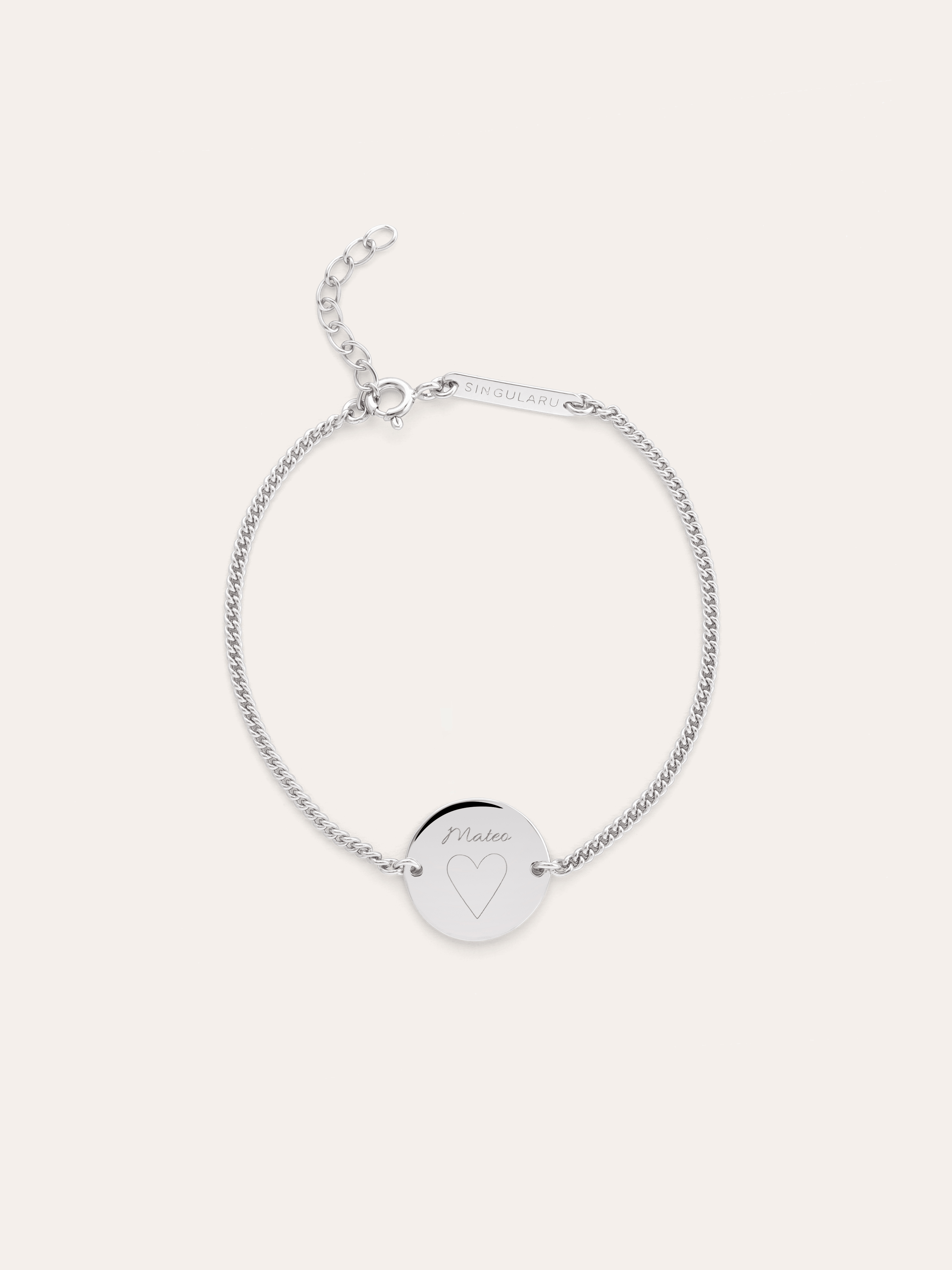 Personalisierbares Armband Little Moon aus Silber