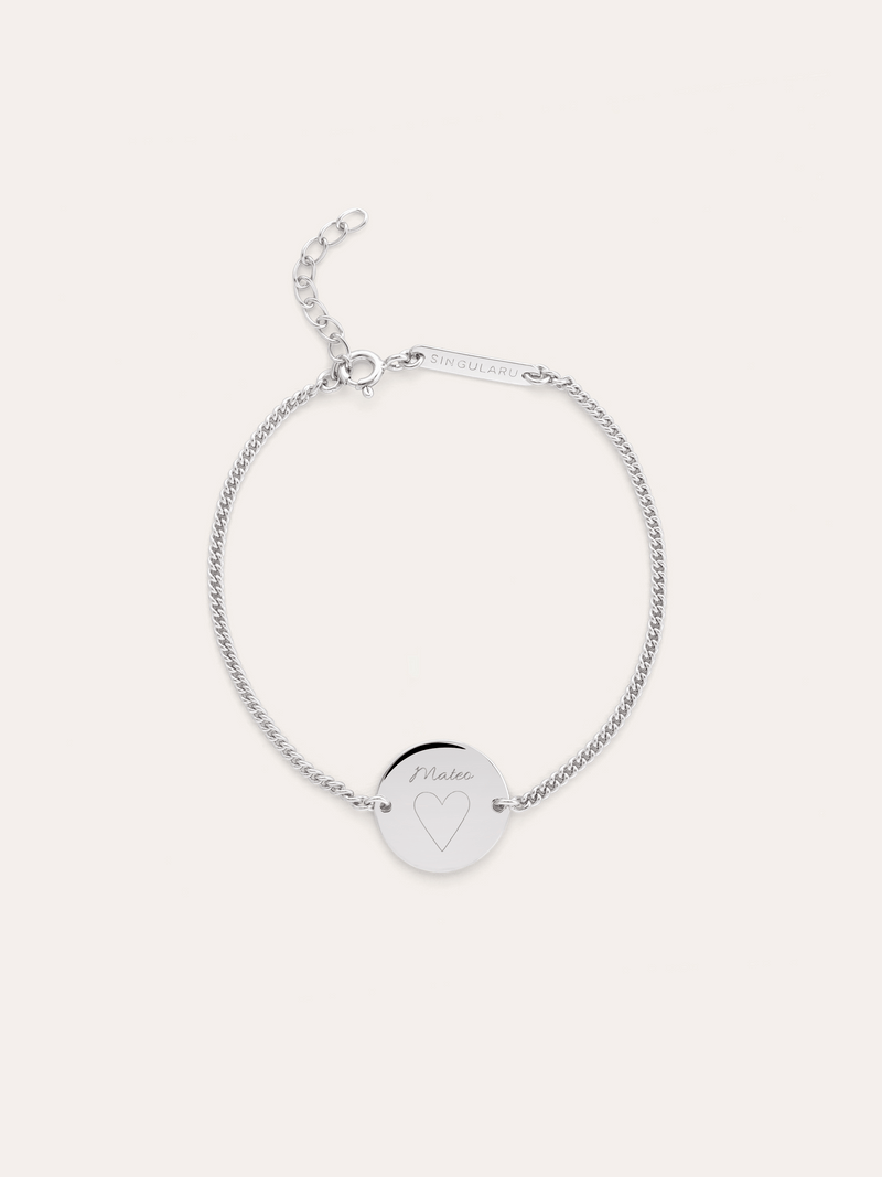 Personalisierbares Armband Little Moon aus Silber