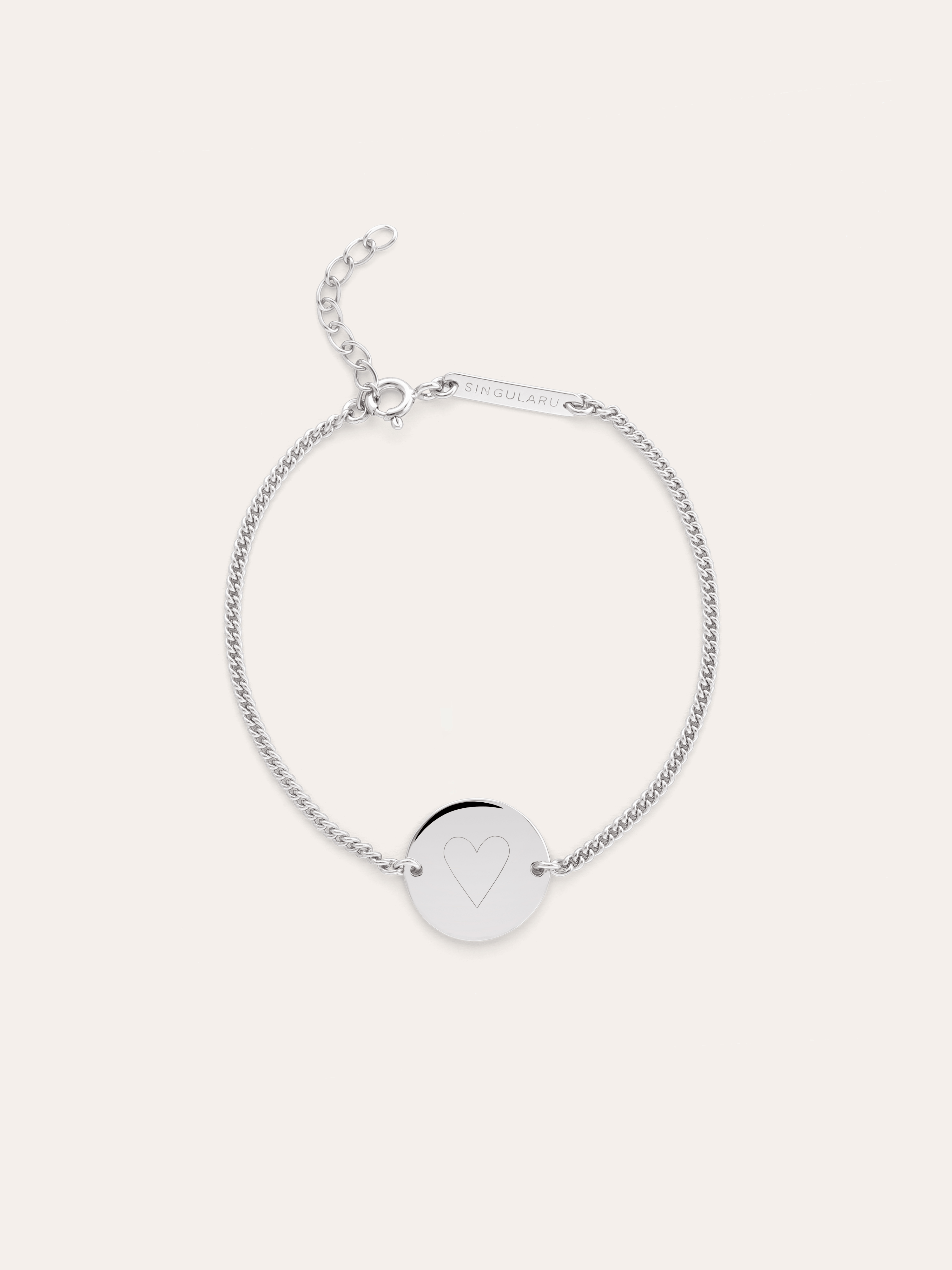 Personalisierbares Armband Little Moon aus Silber