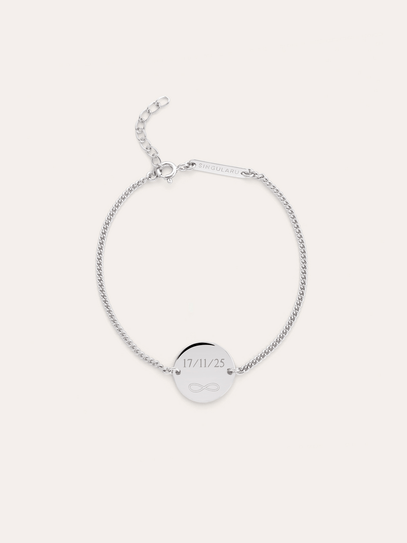 Personalisierbares Armband Little Moon aus Silber