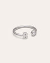 Anillo Personalizado Letter Spark Acero