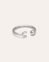 Anillo Personalizado Letter Spark Acero