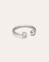 Anillo Personalizado Letter Spark Acero