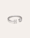 Anillo Personalizado Letter Spark Acero