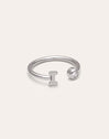 Anillo Personalizado Letter Spark Acero