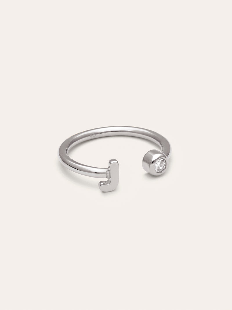 Anillo Personalizado Letter Spark Acero