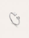 Anillo Personalizado Letter Spark Acero
