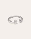 Anillo Personalizado Letter Spark Acero