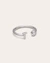 Anillo Personalizado Letter Spark Acero