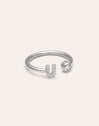 Anillo Personalizado Letter Spark Acero
