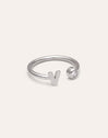 Anillo Personalizado Letter Spark Acero