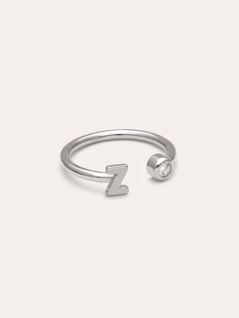 Anillo Personalizado Letter Spark Acero