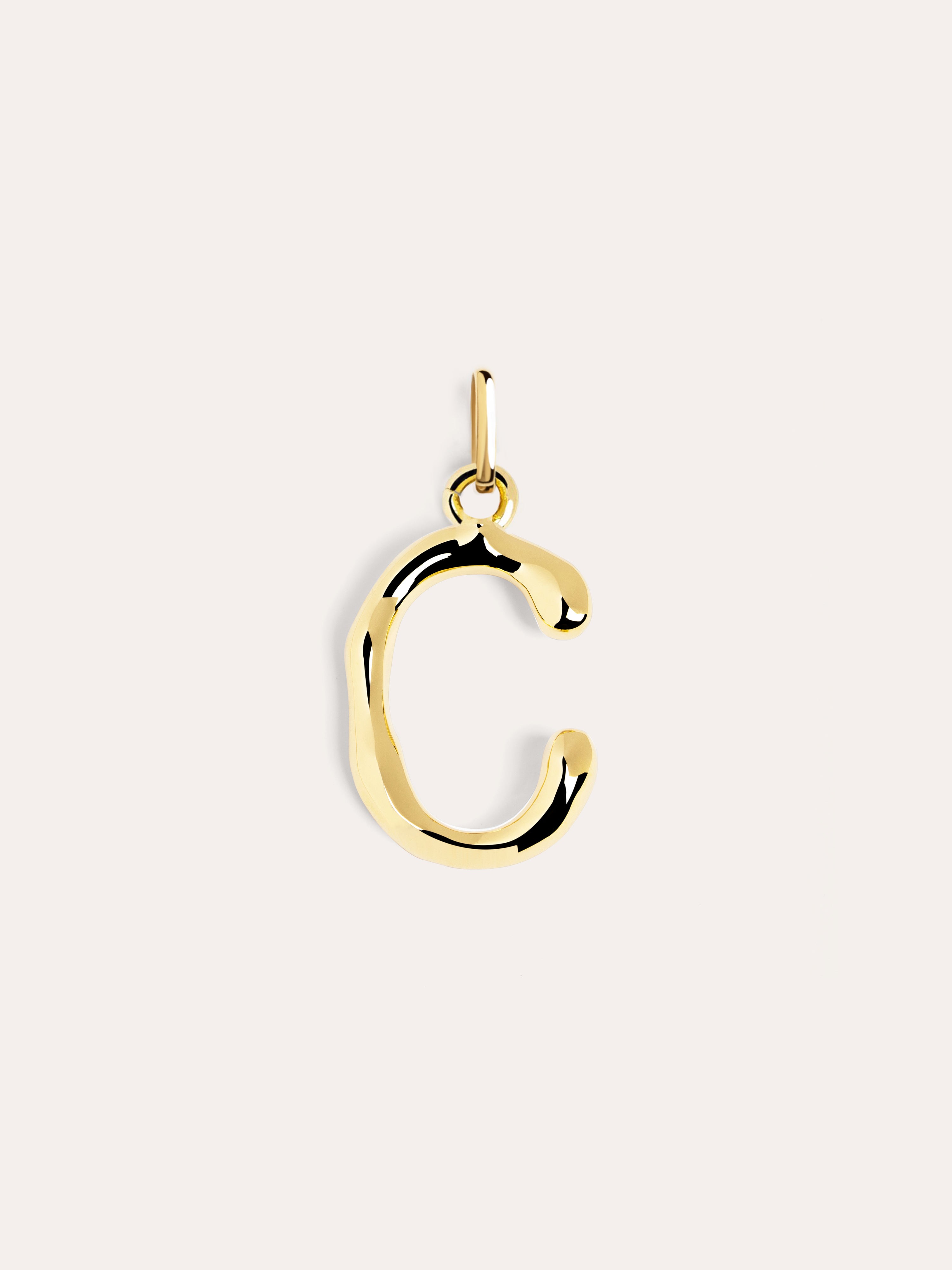 Letter XL Gold Charm