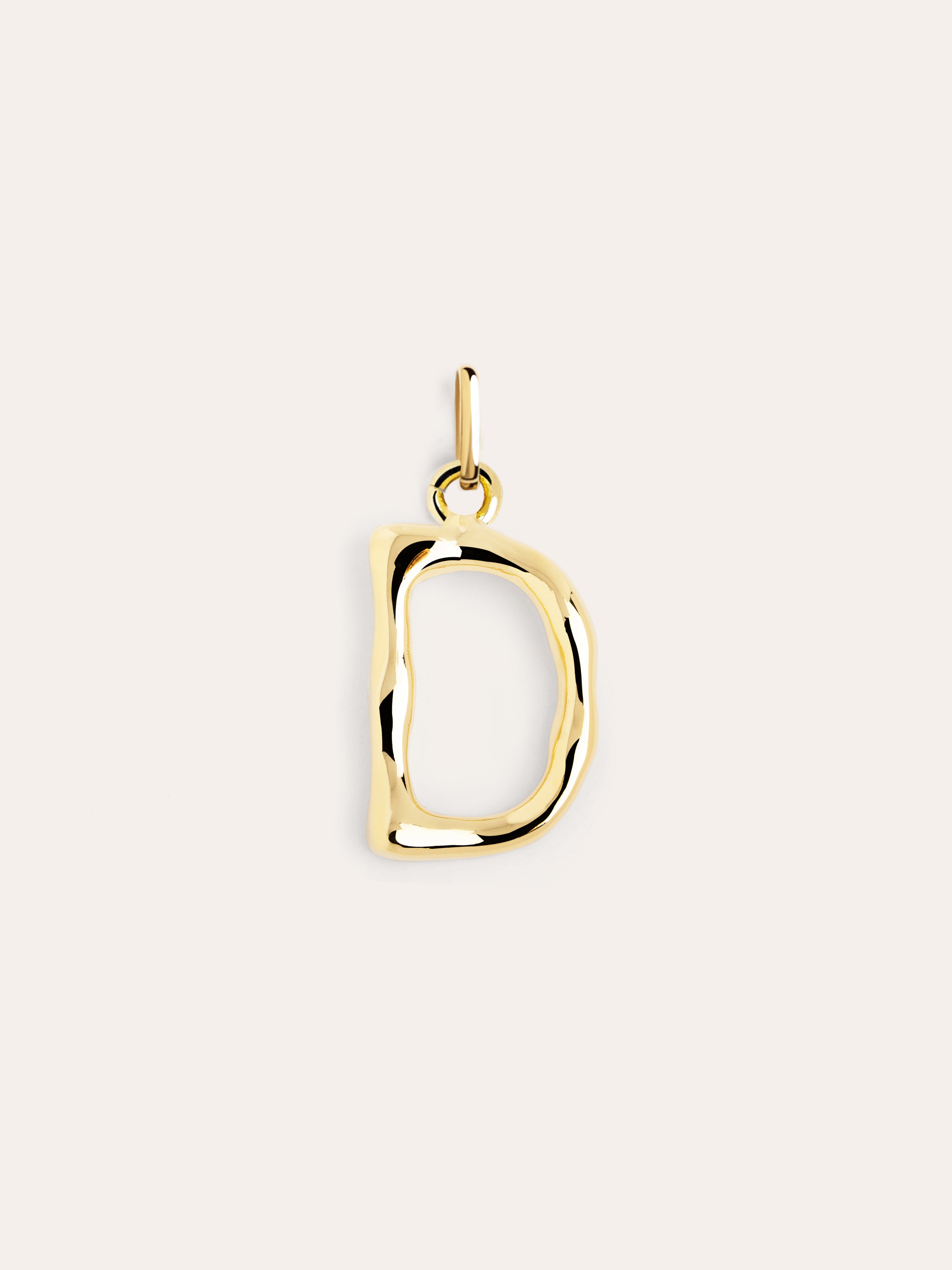 Letter XL Gold Charm