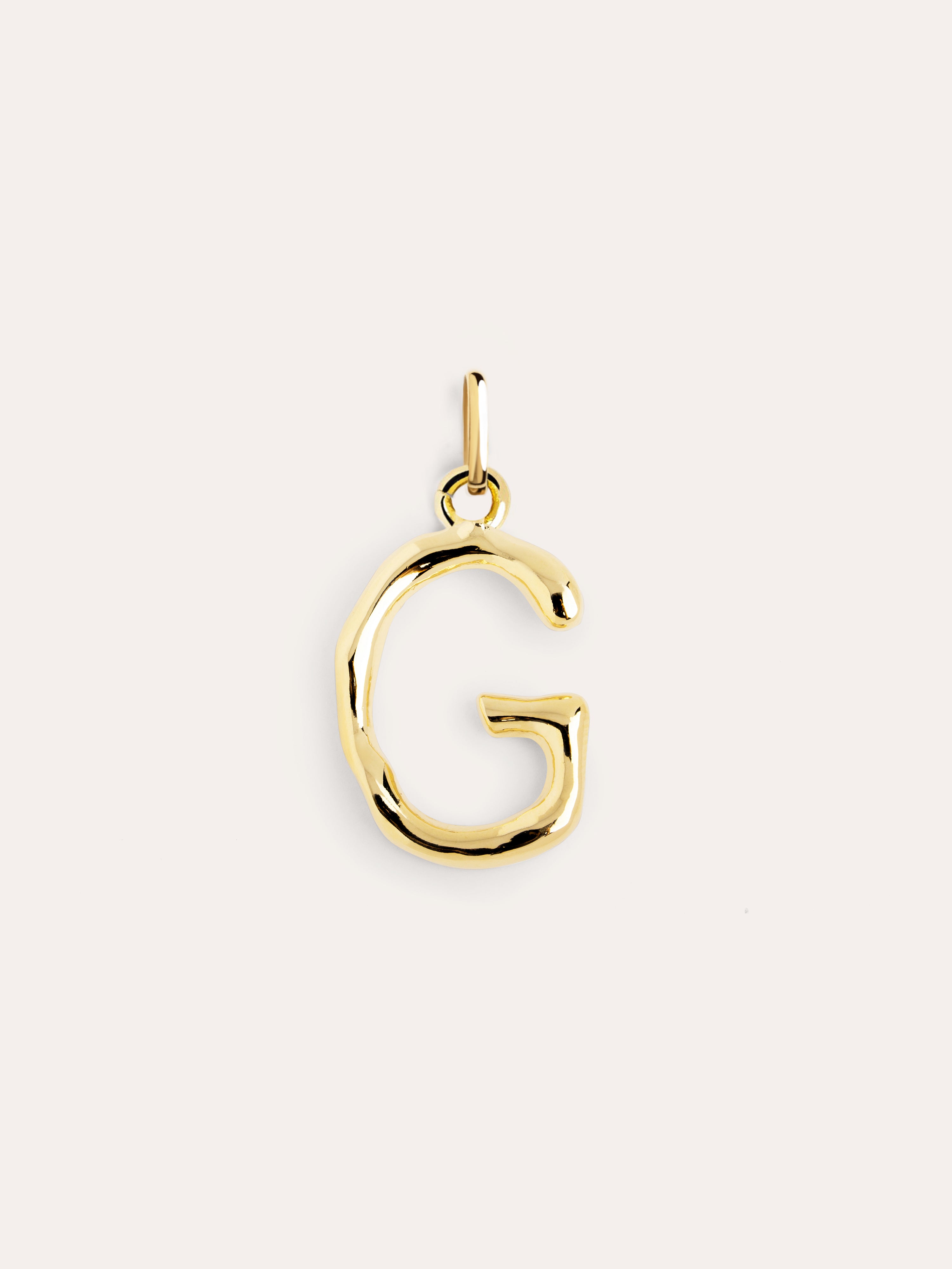 Letter XL Gold Charm