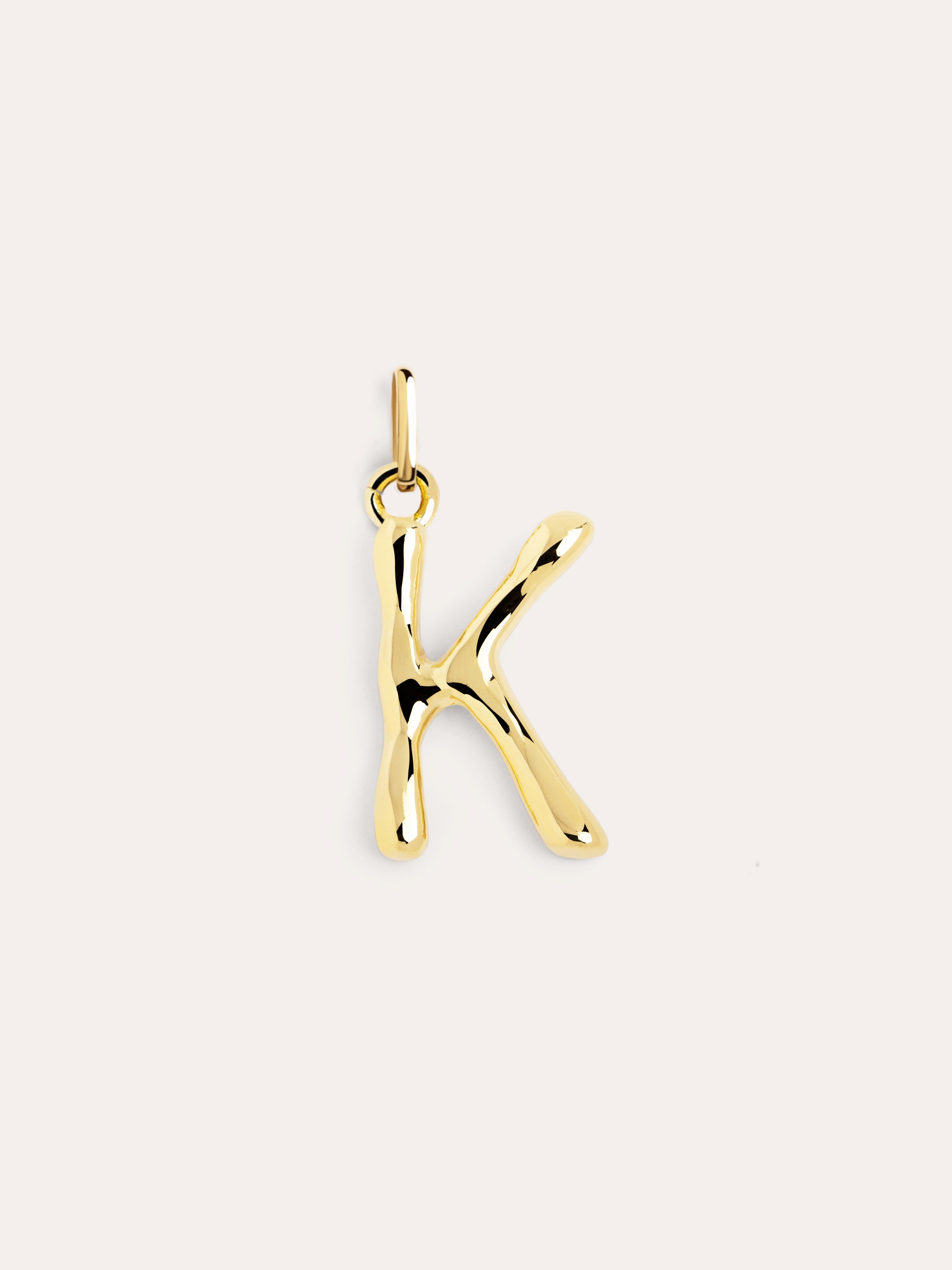 Letter XL Gold Charm