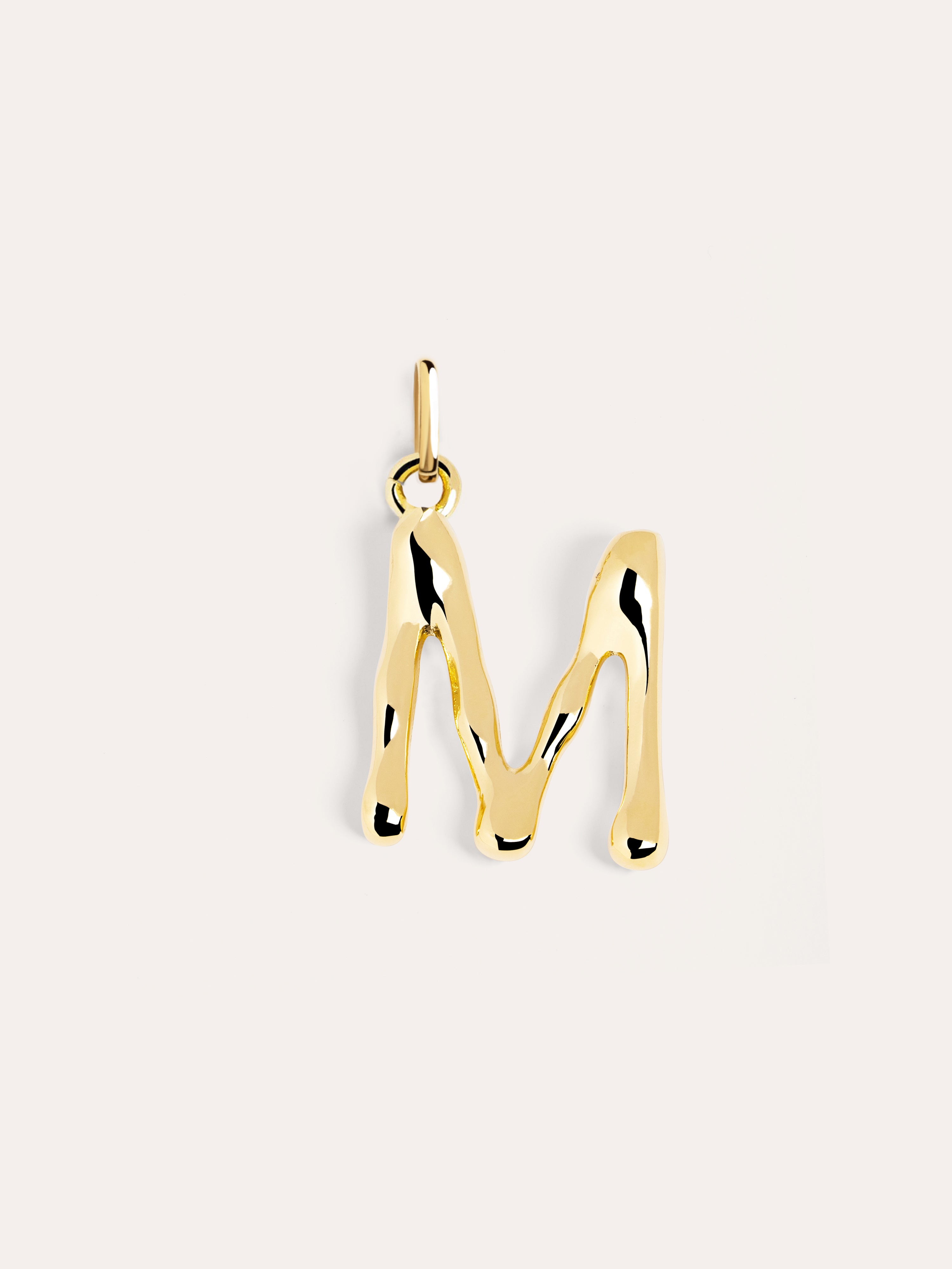 Letter XL Gold Charm