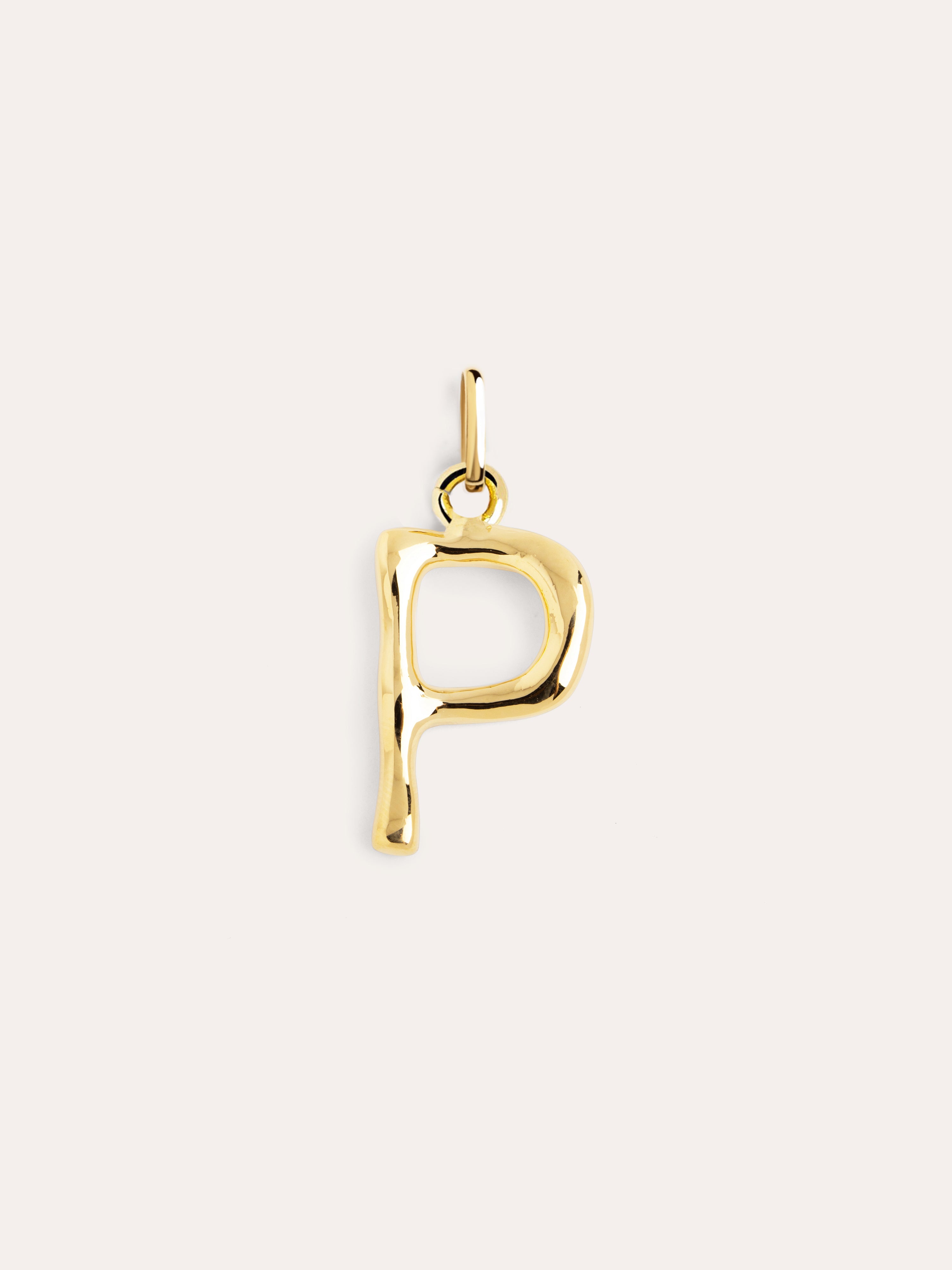 Letter XL Gold Charm