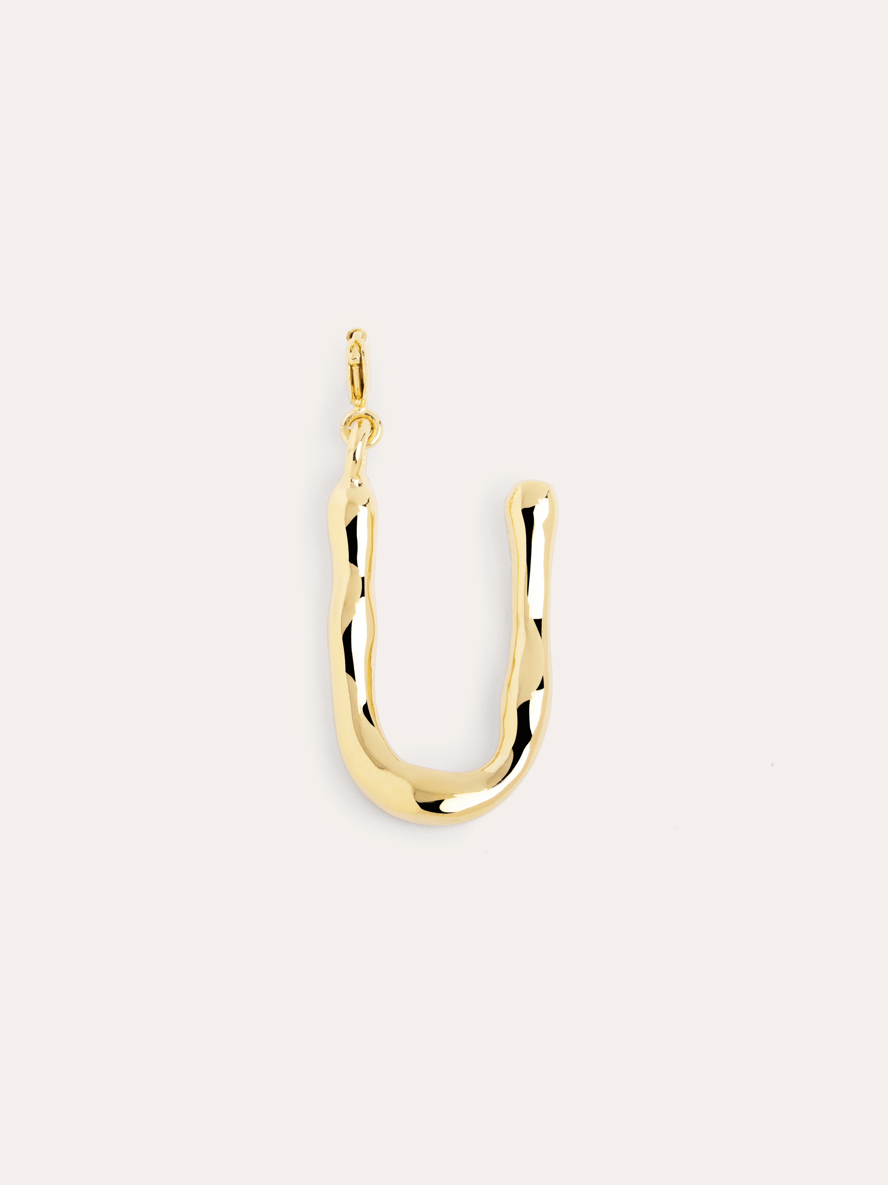 Letter XL Gold Charm