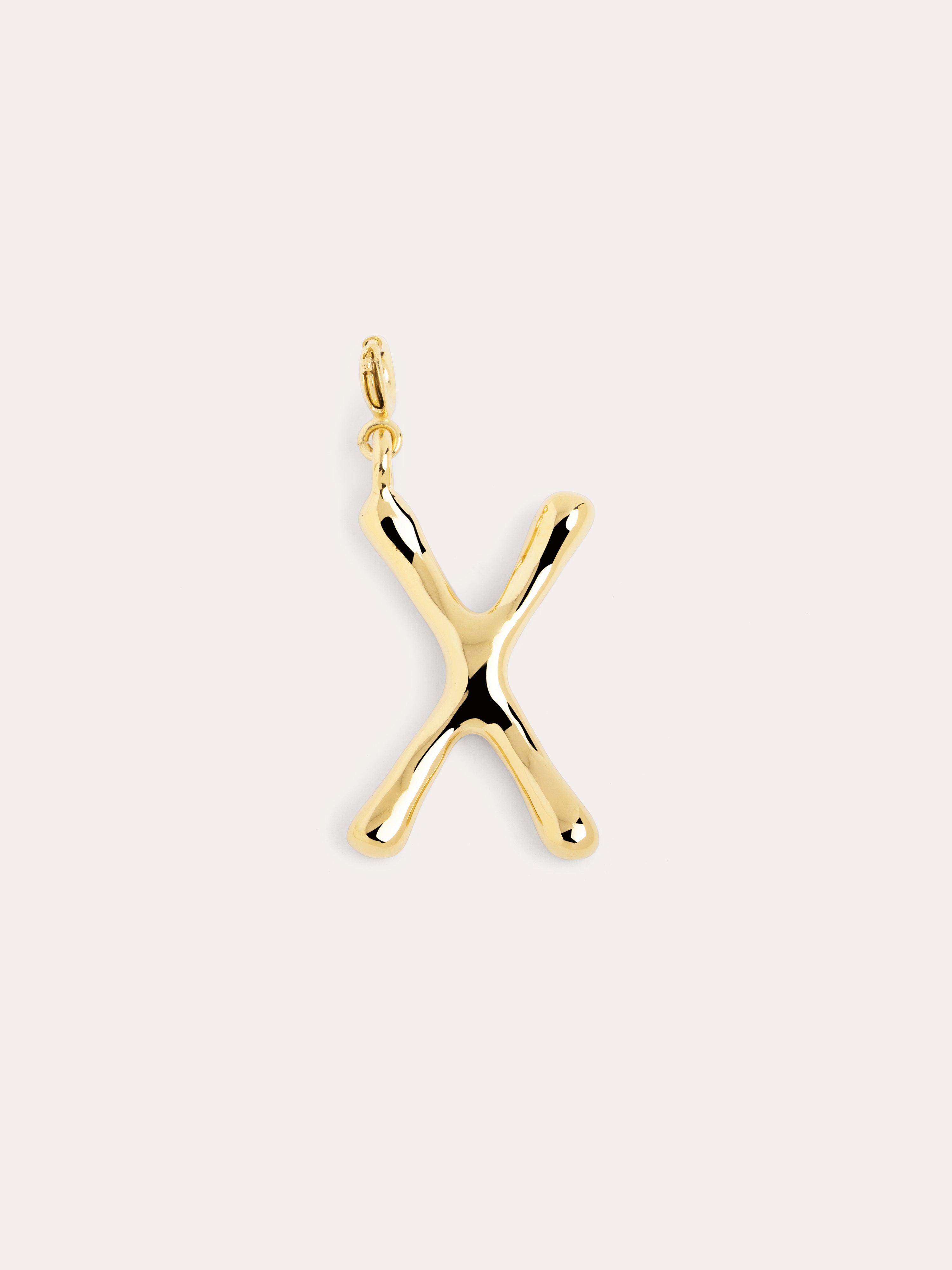 Letter XL Gold Charm