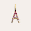 Charm Letter Spark Sakura vergoldet