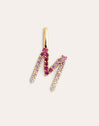 Charm Letter Spark Sakura 18K Gold Plated