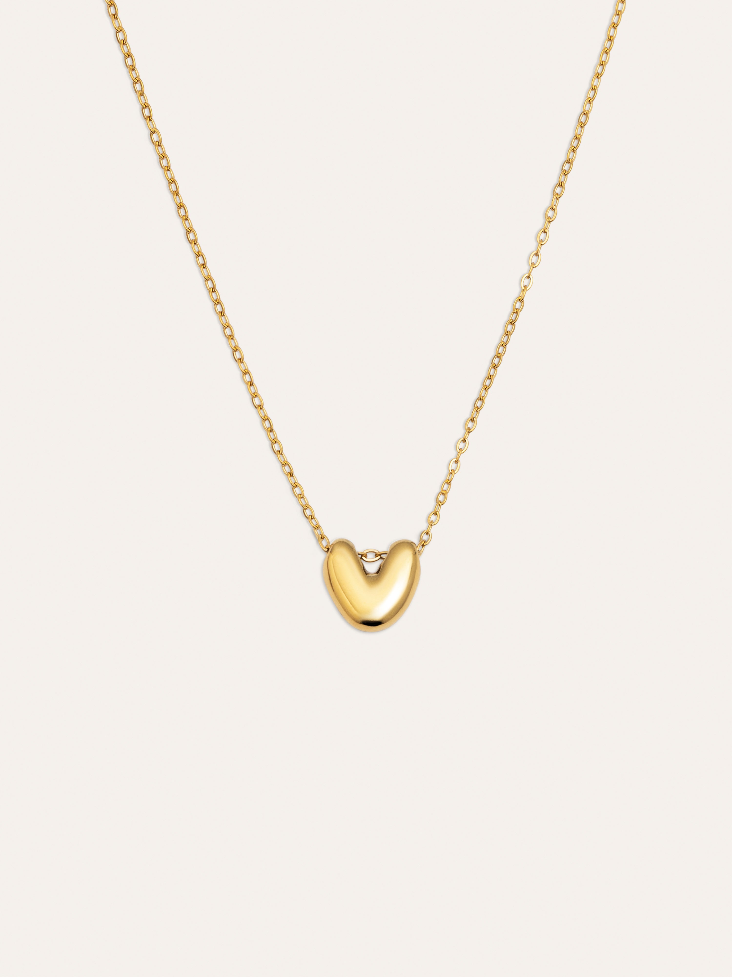 Personalisierte Halskette Hailey Buchstabe Edelstahl mit Goldbeschichtung