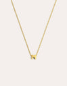 Single Letter Personalized Gold Necklace