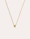 Single Letter Personalized Gold Necklace