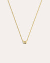 Single Letter Personalized Gold Necklace