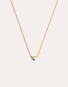 Single Letter Personalized Gold Necklace