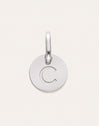 Mini Medallion Letter Acero