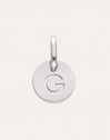 Mini Medallion Letter Acero