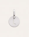 Mini Medallion Letter Acero