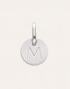 Mini Medallion Letter Acero
