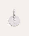 Mini Medallion Letter Acero
