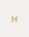 Letter Sparks Gold Single Earring