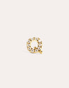 Letter Sparks Gold Single Earring