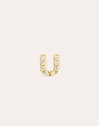 Letter Sparks Gold Single Earring