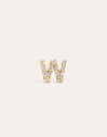 Letter Sparks Gold Single Earring