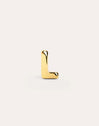 Letter Gold Single Earring