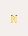 Letter Gold Single Earring