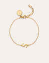Single Letter Steel Gold-Plated Bracelet - vista 13