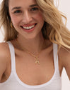 Personalisierte Halskette Chic Letter XL Edelstahl mit Goldbeschichtung