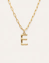Personalisierte Halskette Chic Letter XL Edelstahl mit Goldbeschichtung