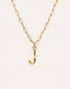 Personalisierte Halskette Chic Letter XL Edelstahl mit Goldbeschichtung