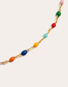 Collier Personnalisé Colors Enamel Letter Plaqué or